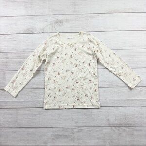 Jamie Kay Floral Long Sleeve Top Cream Ivory 5